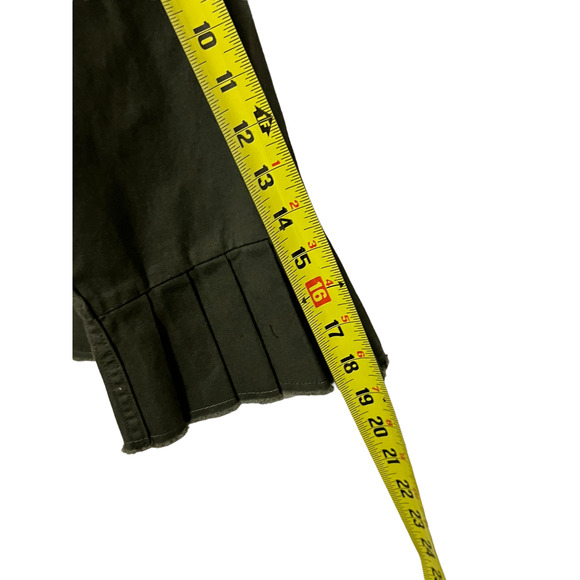 Who What Wear Green Ruffle Sleeve utility Jacket NWT size small - Picture 8 of 9